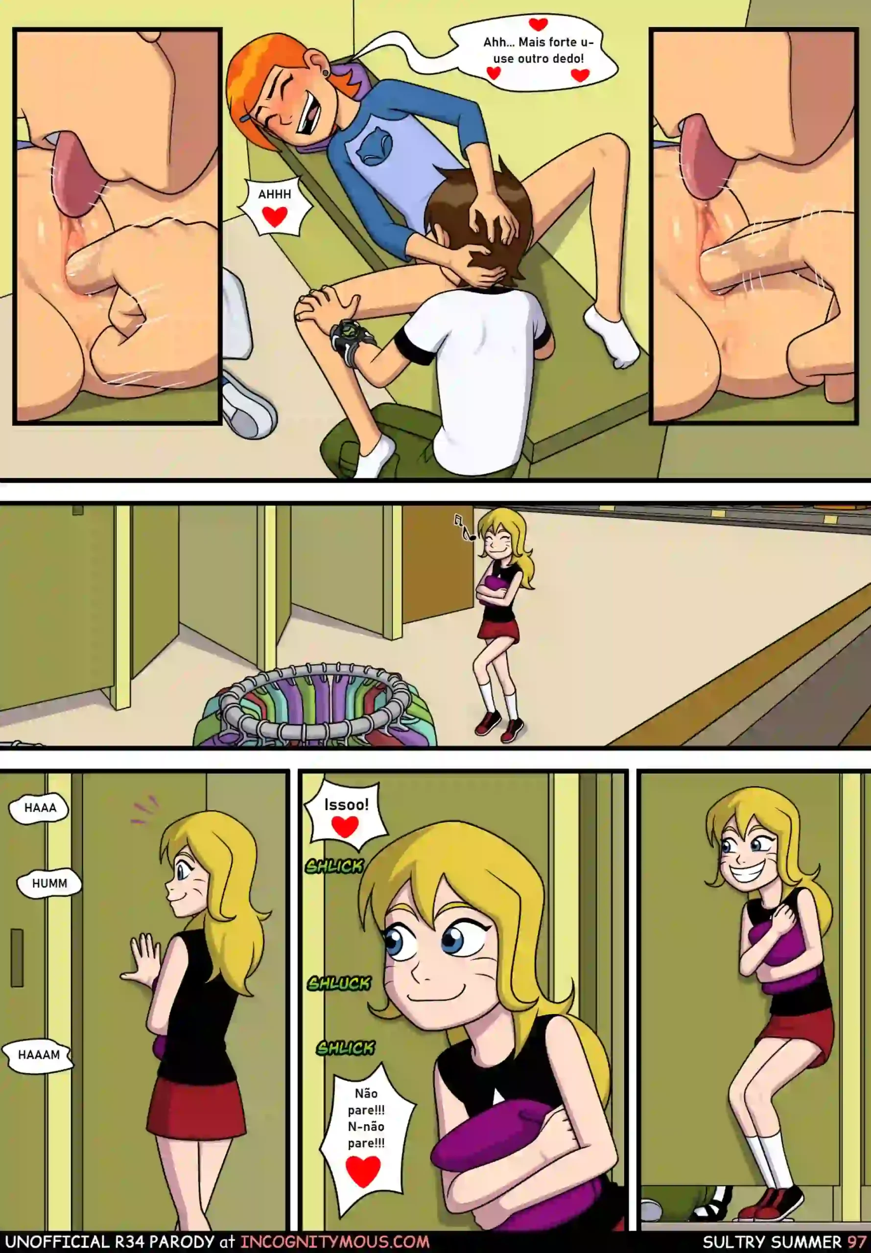 Sultry Summer - Ben 10 E Gwen fazendo sexo nas ferias de verão